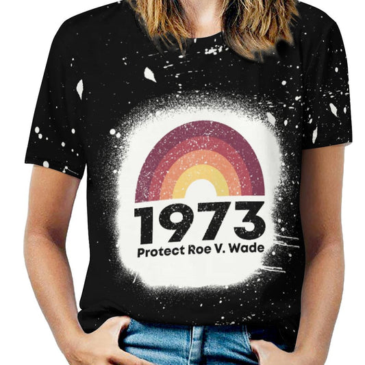 Camiseta Mujer Full Print Tacto Algodón | Tallas S-6XL Personalizable