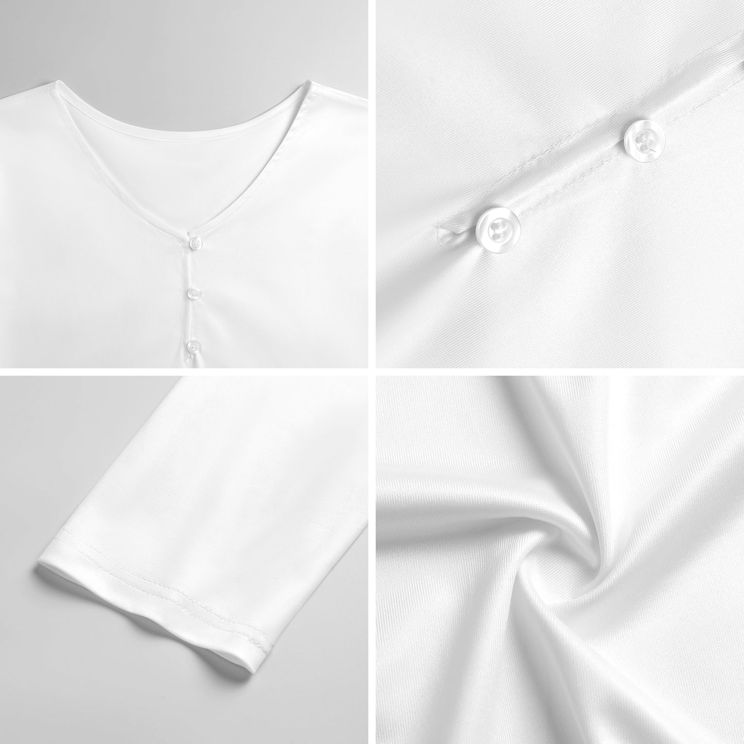 Playera Henley Personalizada Manga Larga para Hombre | Tela Suave