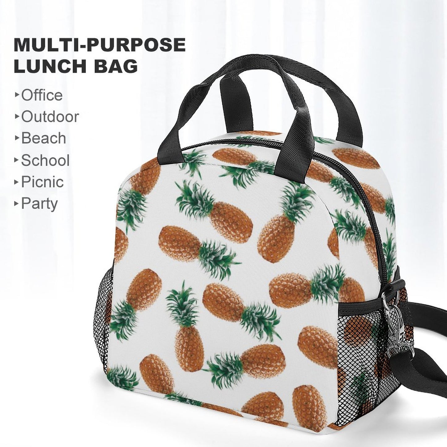 Lonchera Térmica Crossbody Personalizada | Bolsa Almuerzo Correa Larga