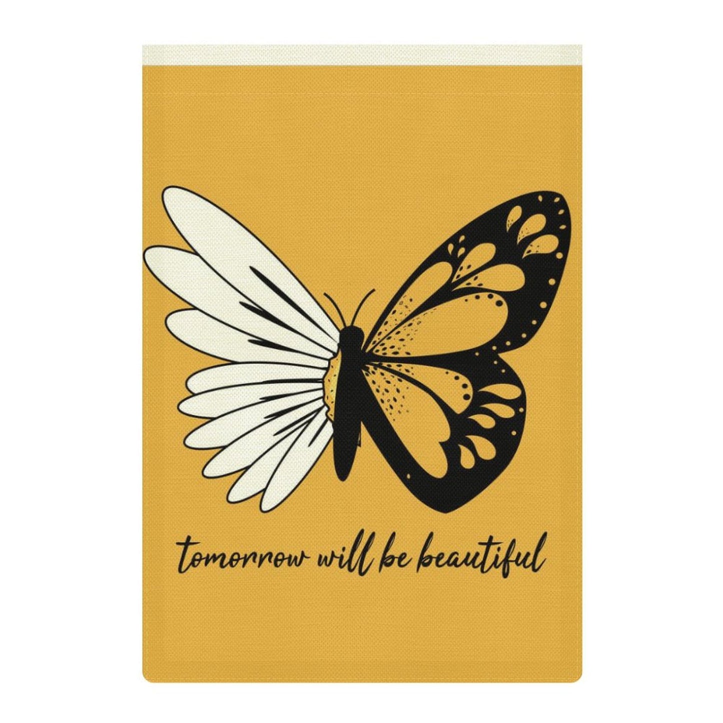 Bandera de Lino para Jardín | La Firma Rústica para tu Obra Maestra