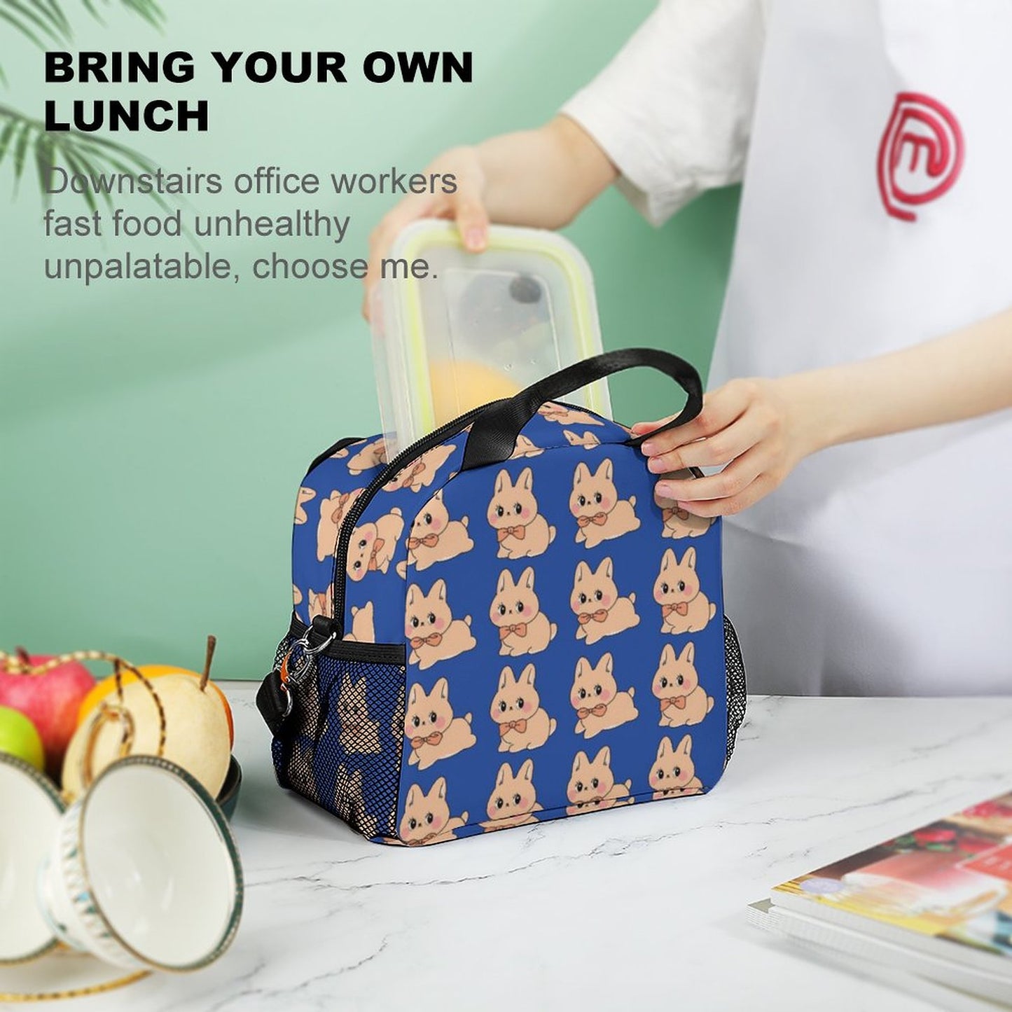 Lonchera Crossbody Térmica Personalizada | Bolsa de Almuerzo Manos Libres