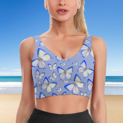 Sports Bra U-Neck Personalizado | Top Deportivo Soporte Alto