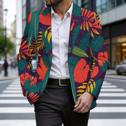 Saco Hombre Un Botón Personalizable Estilo Inglés