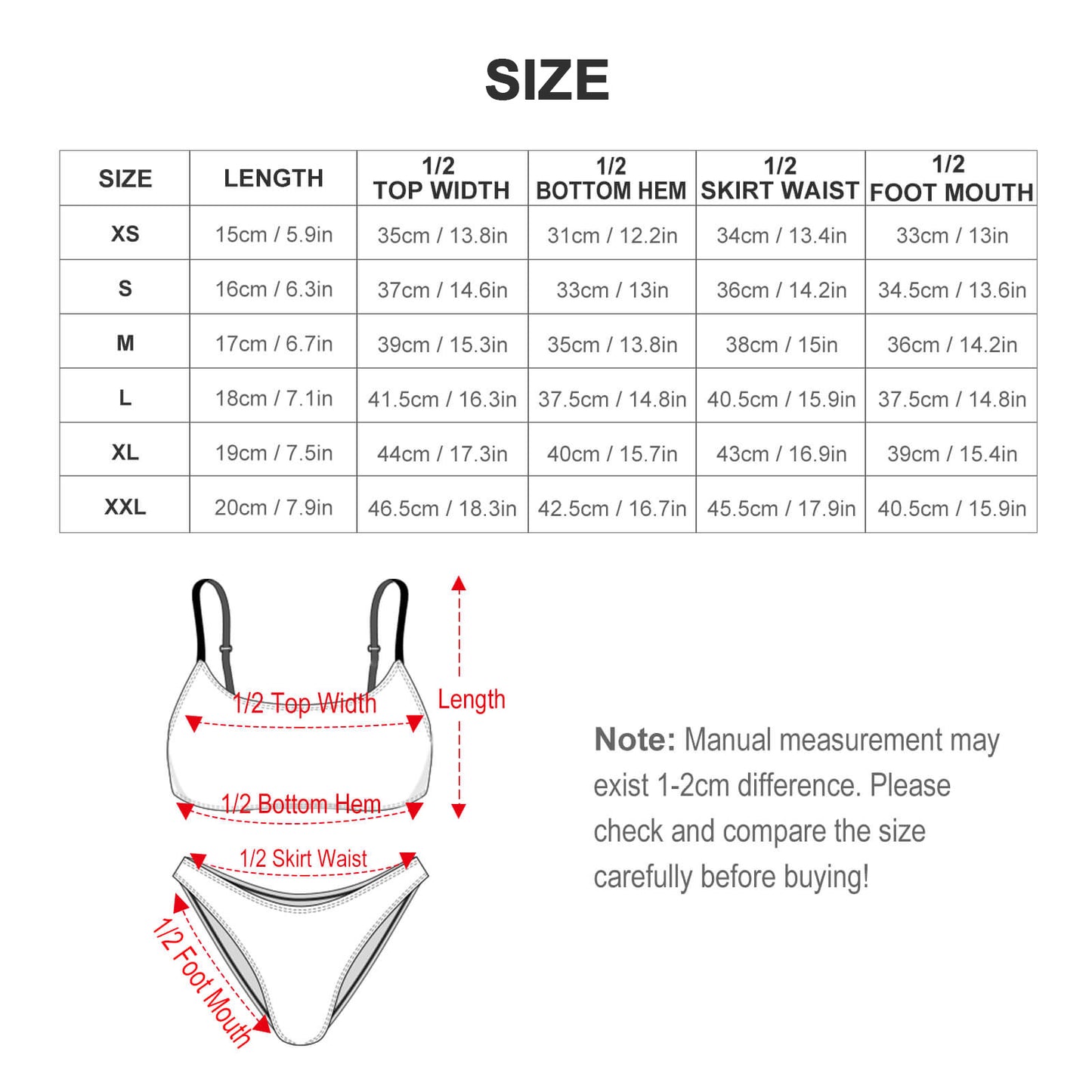 Bikini Personalizado Mujer | Dos Piezas Sin Copas y Tela Suave