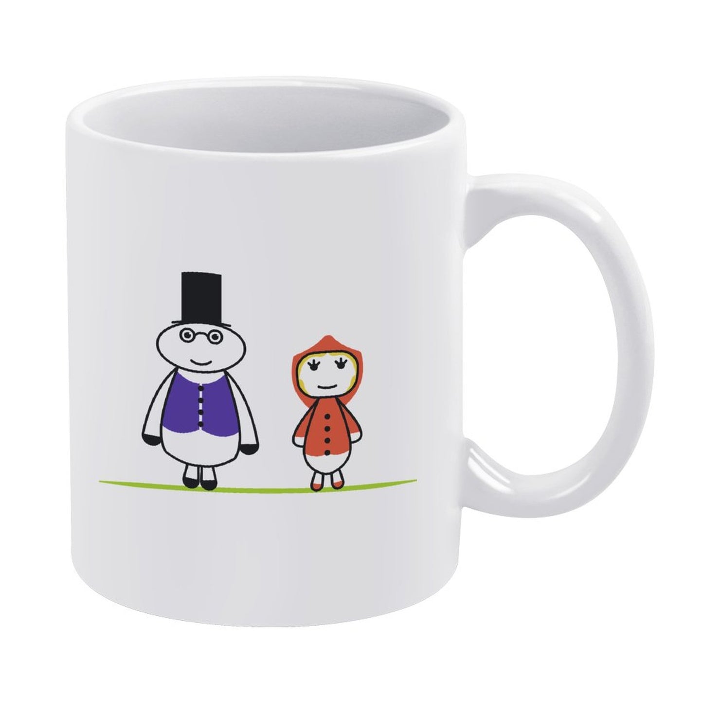 Taza Cerámica Blanca Personalizada | 350ml Diseño Minimalista | Asa Ergonómica