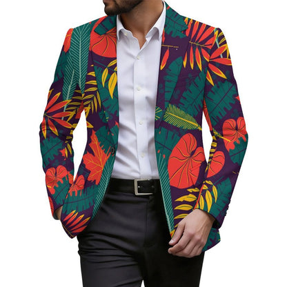 Saco Hombre Un Botón Personalizable Estilo Inglés
