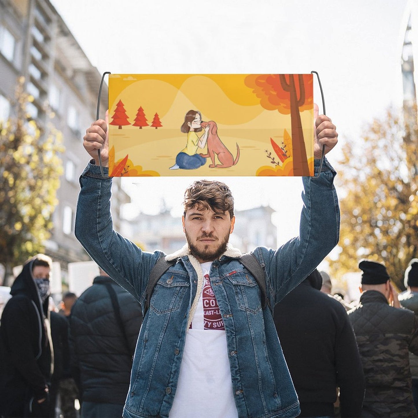 Bandera de Mano Personalizada | Tu Grito de Guerra, Hecho Estandarte