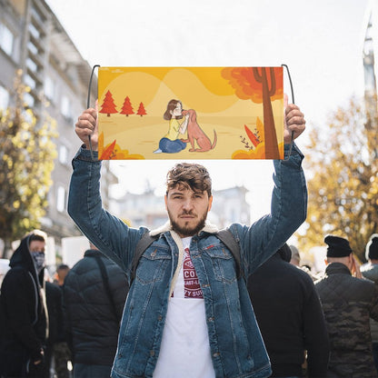 Bandera de Mano Personalizada | Tu Grito de Guerra, Hecho Estandarte