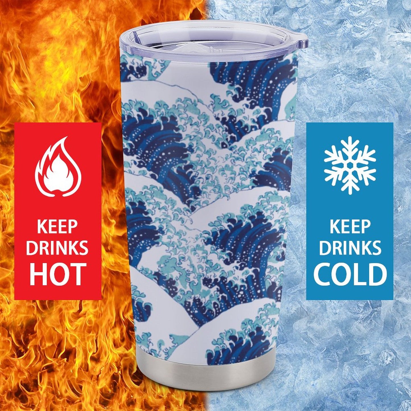 Vaso Viajero de Plástico 20oz Personalizado | Car Cup 600ml