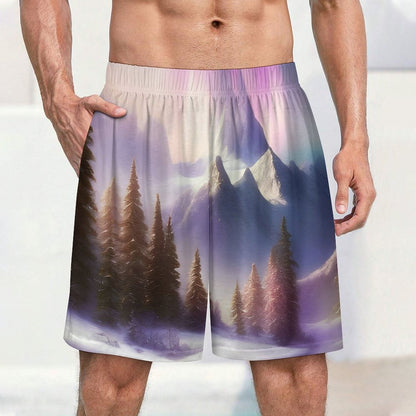Shorts de Pijama Personalizados de Seda de Hielo para Hombre
