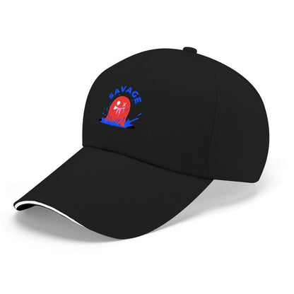 Gorra Sándwich Personalizada con Visera Bicolor y Estampado a Todo Color