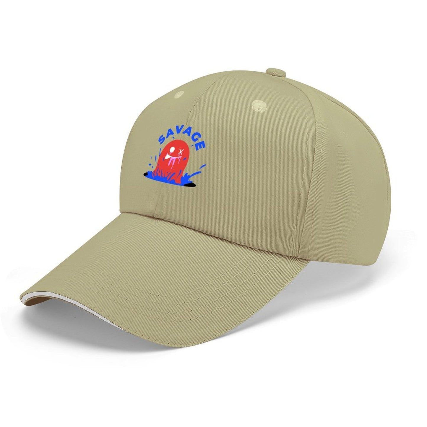 Gorra Sándwich Personalizada con Visera Bicolor y Estampado a Todo Color