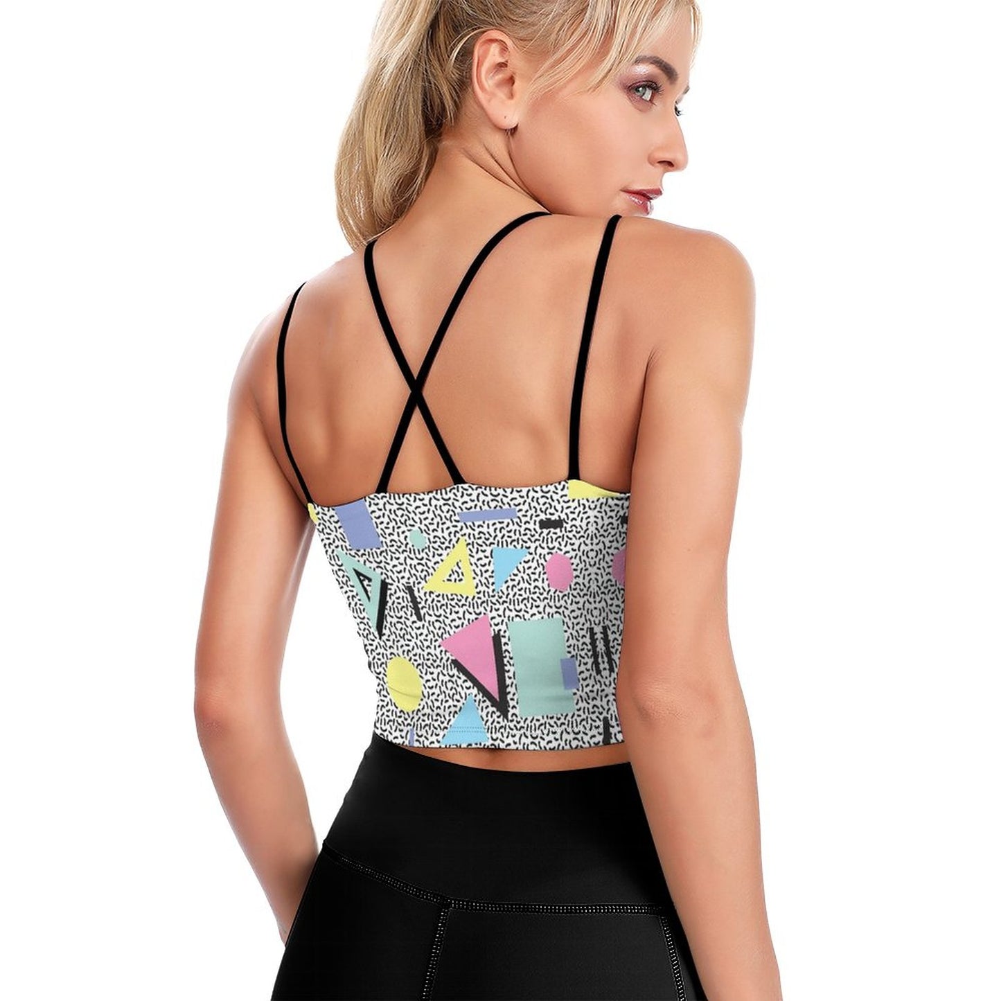 Top Deportivo Corto con Relleno | Crop Top Yoga Sin Aros