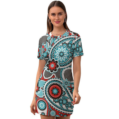 Vestido Ajustado Manga Corta Personalizable | Bodycon Pullover