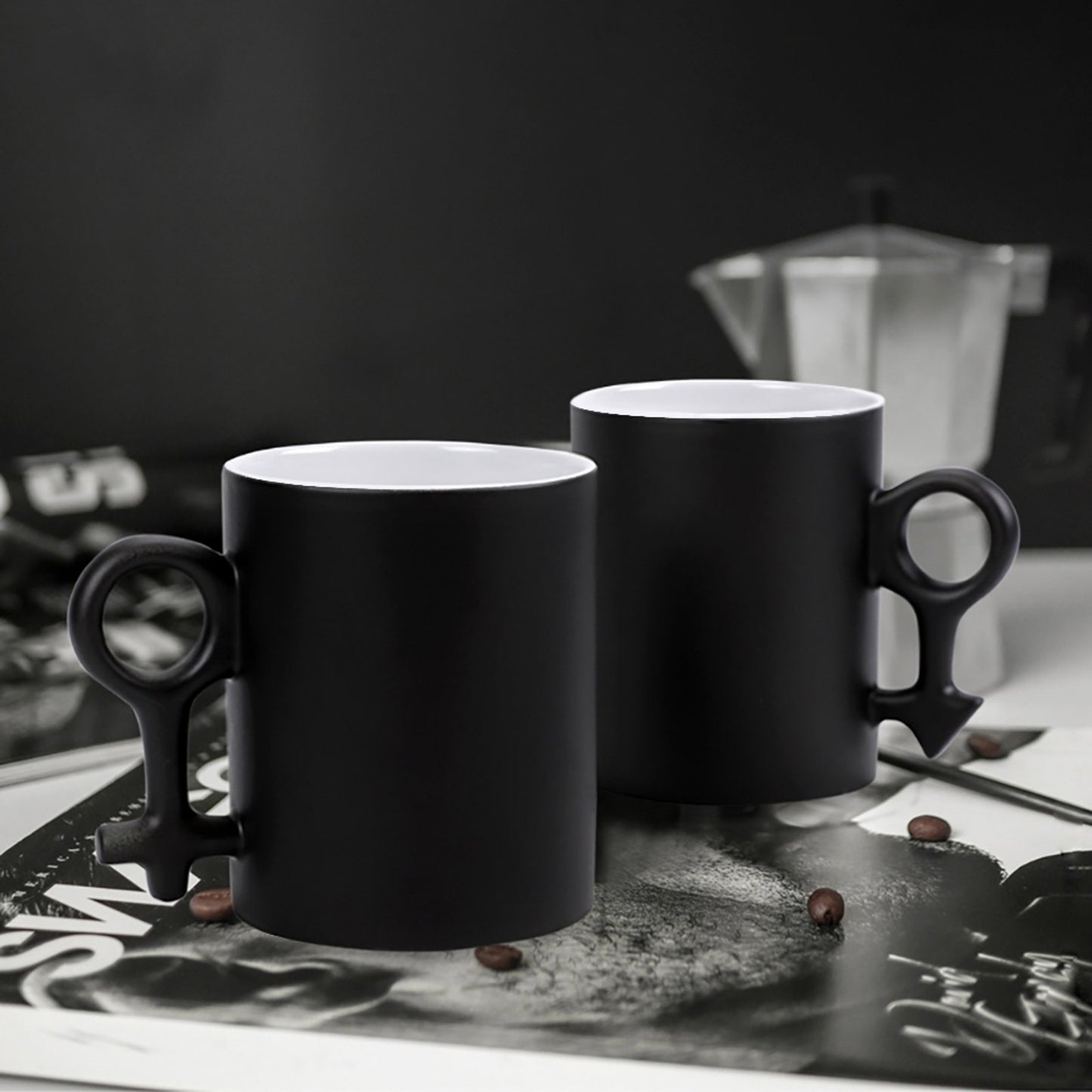 Set Tazas Mágicas Pareja Personalizadas | Foto Aparece con Calor
