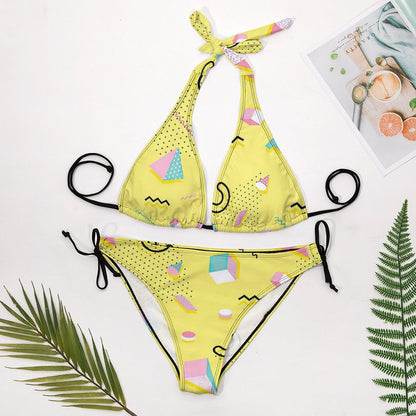 Bikini Triángulo Tirantes Anchos | Soporte Cuello Confort