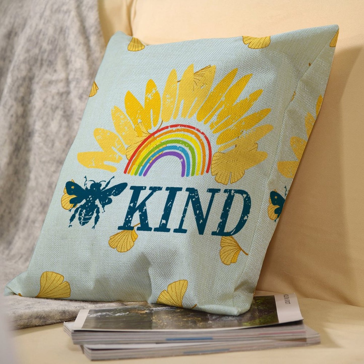 Funda de Cojín de Lino Personalizada 18x18 | Estilo Rústico