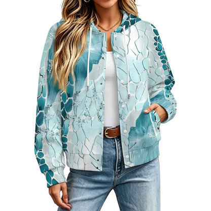 Chamarra Bomber con Capucha Personalizable Unisex