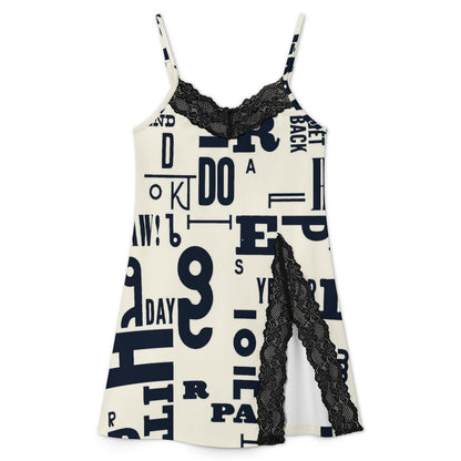 Camisón Personalizado con Encaje y Abertura Lateral