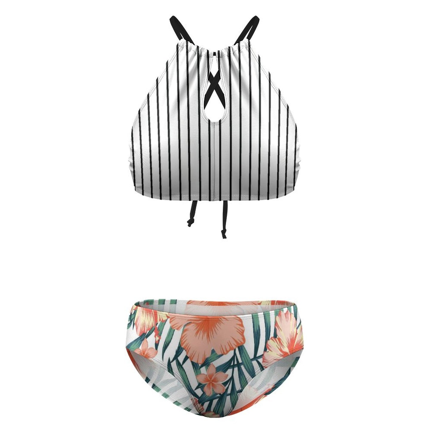 Bikini Halter Personalizado de Dos Piezas | Traje de Baño Clásico