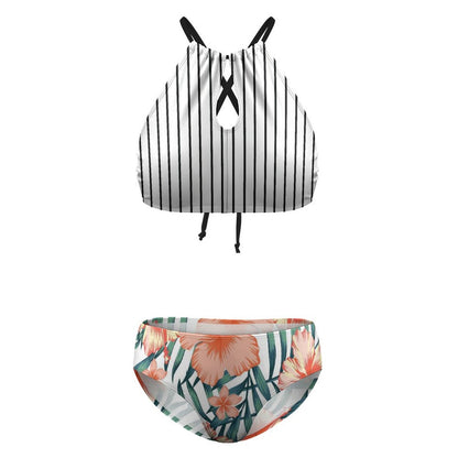 Bikini Halter Personalizado de Dos Piezas | Traje de Baño Clásico