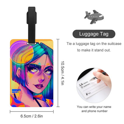 Etiqueta de Equipaje Personalizada TPU | Identificador Maleta Flexible