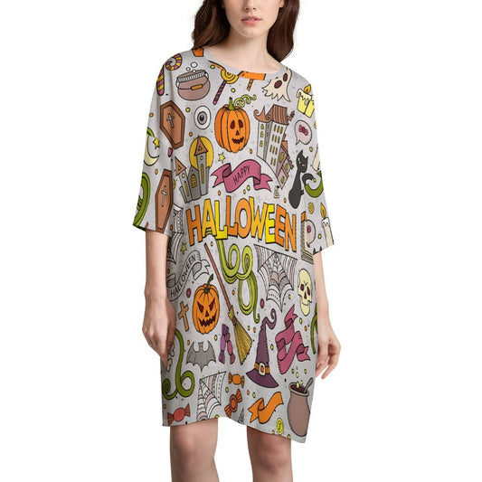 Vestido Asimétrico Personalizado para Mujer | Tela Seda de Leche
