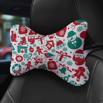 Cojín Cervical para Auto Personalizado | Set de 2 con Memory Foam