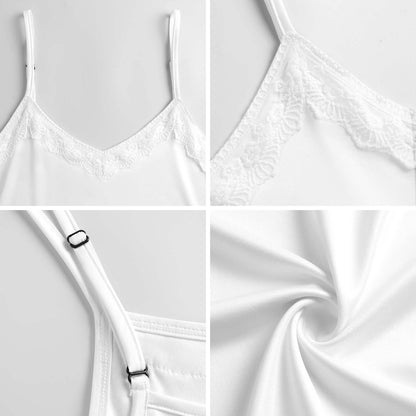 Bata Corta Personalizada con Encaje | Ropa de Descanso y Spa