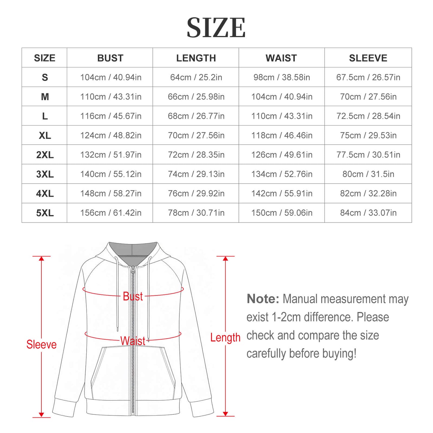 Sudadera con Capucha Waffle y Cierre Completo para Mujer Personalizable