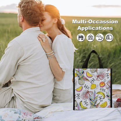 Bolsa de Almuerzo Térmica Estilo Papel | Lonchera Plegable