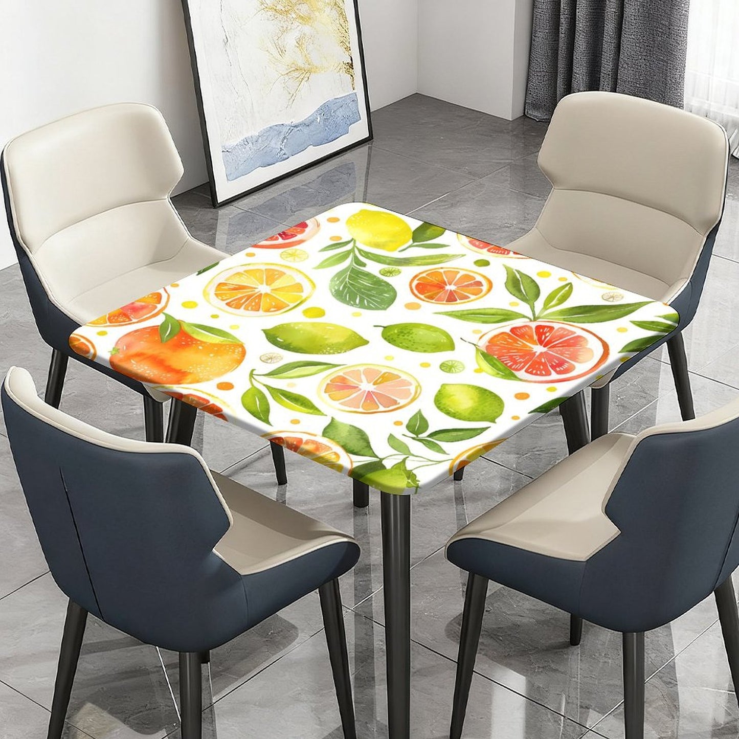 Mantel Ajustado para Mesa Cuadrada | El Escudo Anti-Derrames para Fiestas