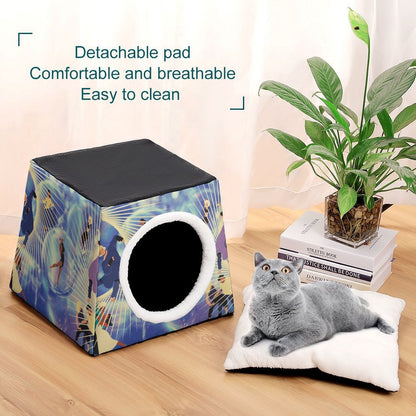Cama Semicerrada Personalizada para Mascotas | Diseño Cápsula Espacial