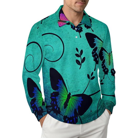 Polo Manga Larga Hombre Personalizable con Logo