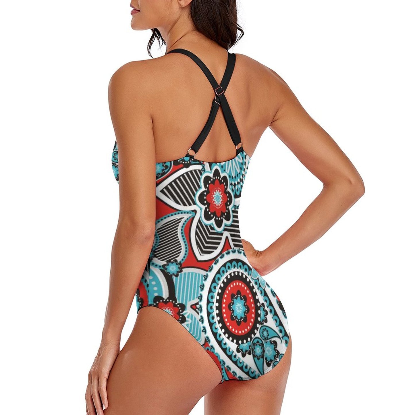 Traje de Baño Entero Personalizado | Ajuste Lateral y Control Abdomen