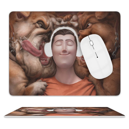Mousepad de Piel PU Personalizado | Tapete de Mouse Impermeable