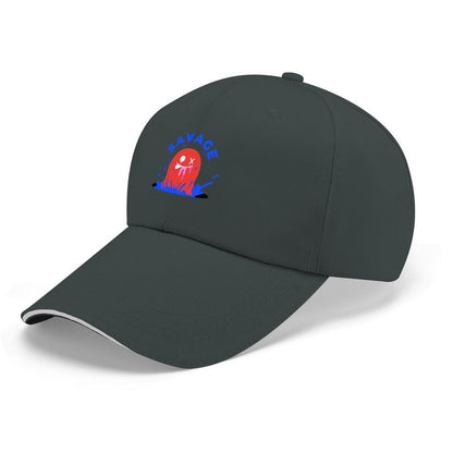 Gorra Sándwich Personalizada con Visera Bicolor y Estampado a Todo Color
