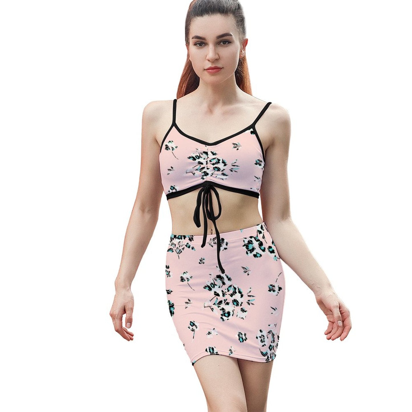 Set Falda Bodycon 2 Piezas Mujer | Top Corto Sexy Personalizable