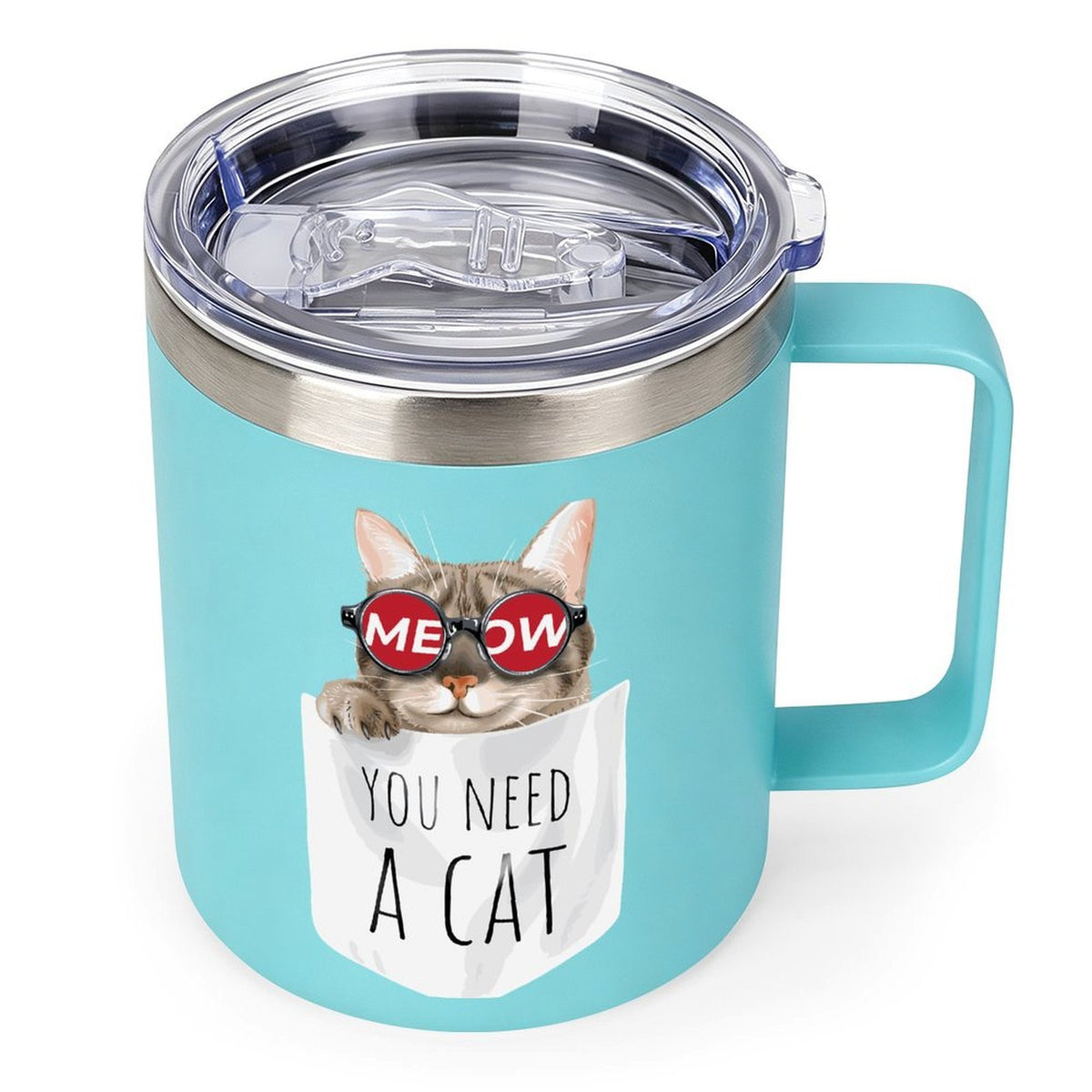 Eggshell Cup You Need A Cat, Sunglasses
