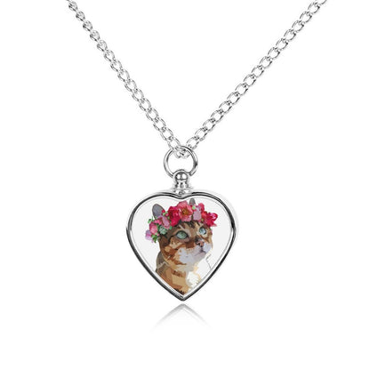 Collar Conmemorativo para Mascotas | Dije Personalizado con Foto y Urna