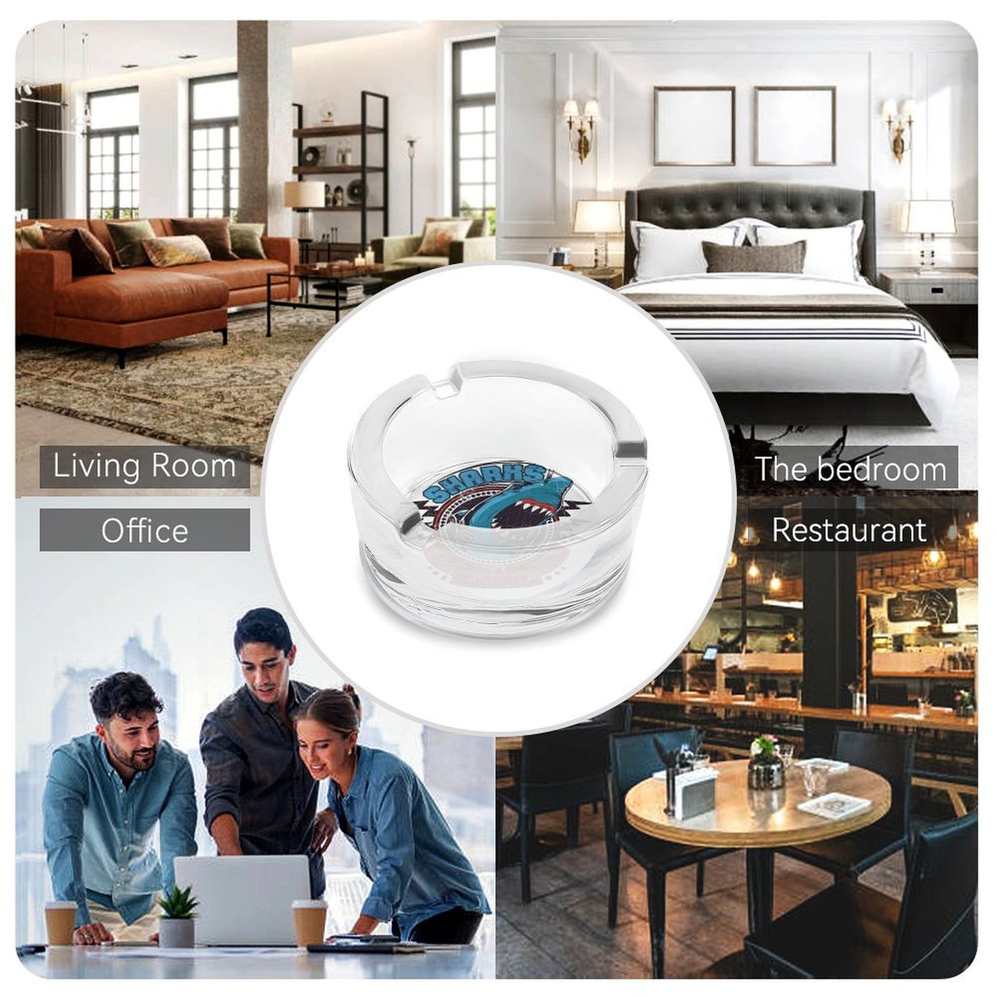 Cenicero de Vidrio Personalizado | El Toque de Estilo para tu Espacio