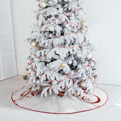 Enmarca tu Navidad: Cubre Pie de Árbol Reversible y Personalizado