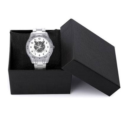 Reloj de Acero Inoxidable Personalizado | Reloj de Cuarzo para Hombre