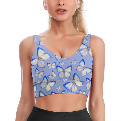Sports Bra U-Neck Personalizado | Top Deportivo Soporte Alto