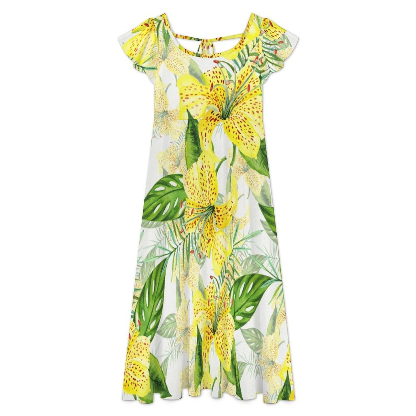 Flared Sleeve Dress 1 (184)