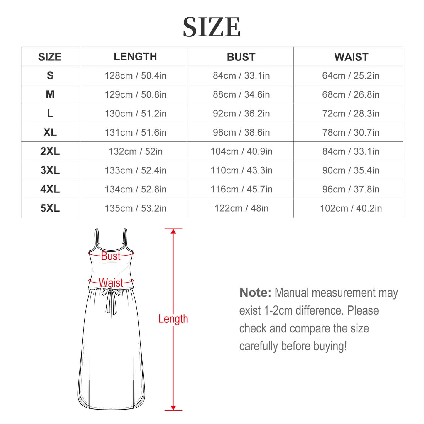 Maxi Vestido Personalizado de Tirantes con Abertura Lateral