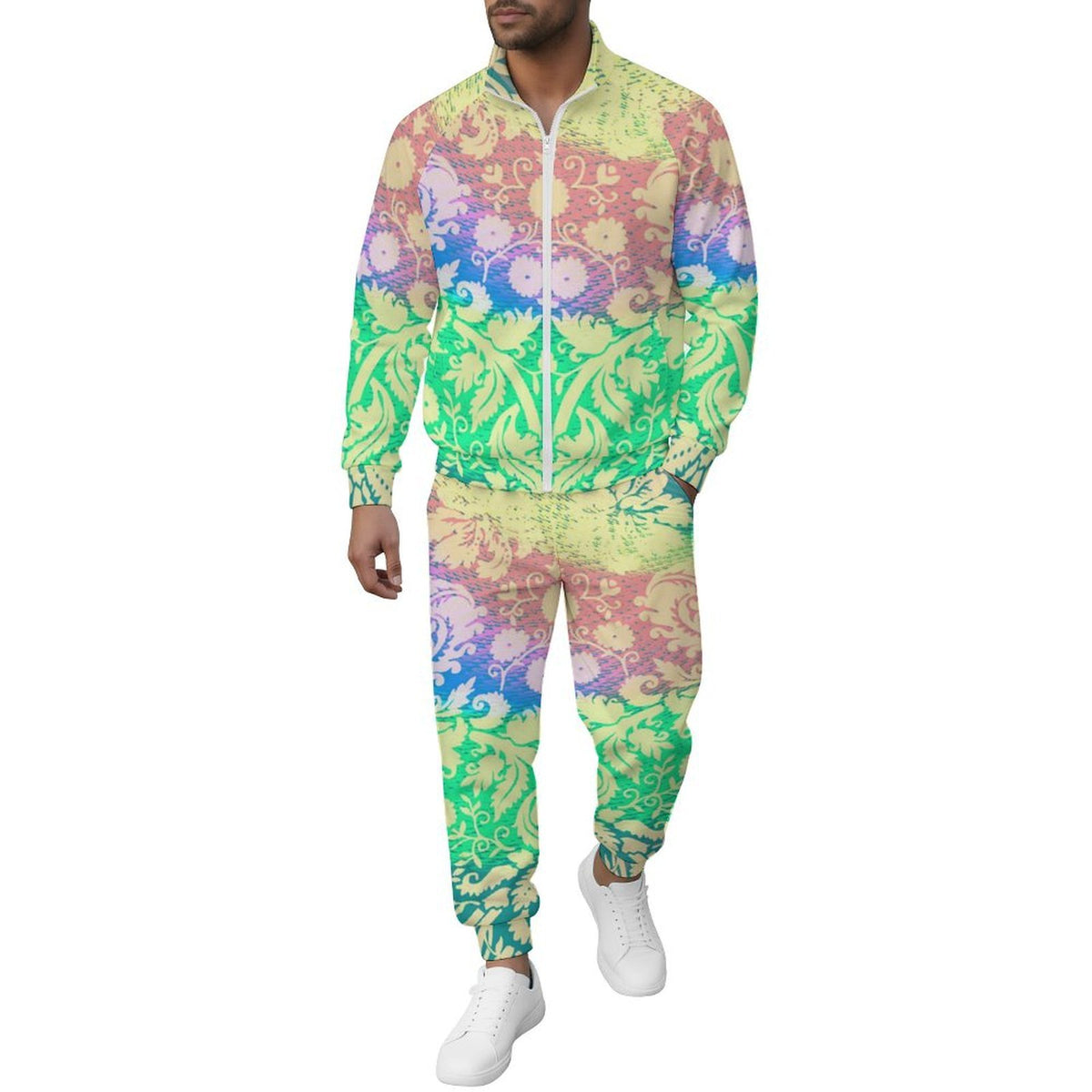Shoulder Long Sleeved Suit Color Totem