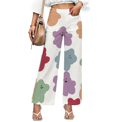 Straight Wide-leg Pants Color-Little Bear-Little Bear Gummy-Repeat