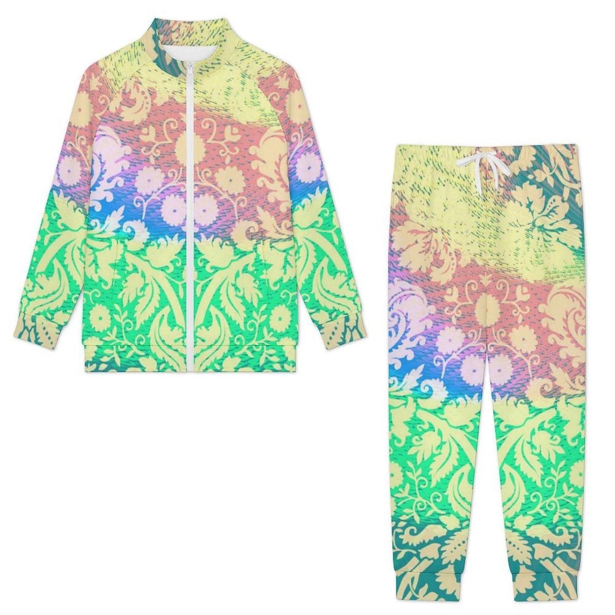 Shoulder Long Sleeved Suit Color Totem