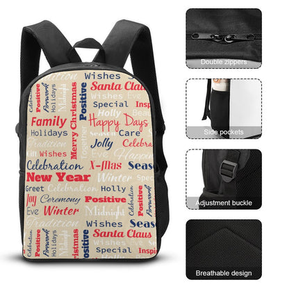 Mochila Escolar 17" Uso Rudo | Backpack Personalizada 600D
